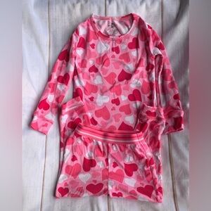 Only Girls Hearts Long Sleeve Sleep Set Size 3T
